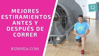 Los mejores estiramientos para antes y para después de correr [upl. by Hal]