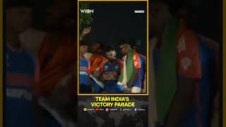 Victory Parade for Team India in Mumbai after T20 World Cup win  WION Shorts [upl. by Niuq]