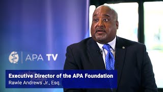 APA Foundation Update – Executive Director Rawle Andrews Jr Esq [upl. by Pathe]