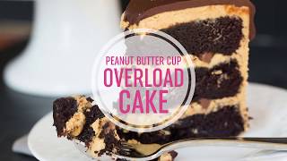 Peanut Butter Cup Overload Cake [upl. by Emrich584]