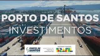 Investimentos para o Porto de Santos SP [upl. by Nrojb940]