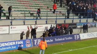 Clash betwen FCV Dender and Beerschot fans [upl. by Leviram]