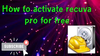 how to activate recuva pro for lifetime [upl. by Lsil]