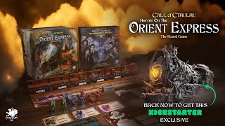 Horror On The Orient Express The Board Game  Sneak Peek [upl. by Nudnarb845]