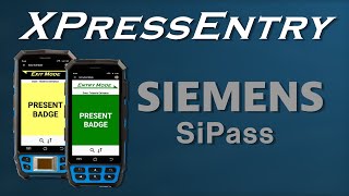 SIEMENS SiPass amp XPressEntry Integration — Handheld Access Control amp Emergency Mustering [upl. by Lucretia]