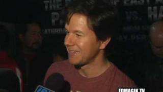 Mark Wahlberg at Pacquiao vs Hatton Prefight Press Conf [upl. by Colvert]