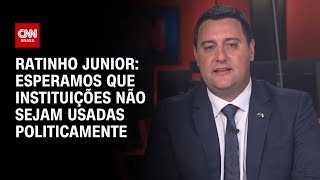 Ratinho Jr Esperamos que instituições não sejam usadas politicamente contra adversários  CNN 360º [upl. by Namzaj]