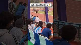 Unbelievable 100m dash inter college games  trackandfiel best comment will be pin  yt 100mrace [upl. by Audris]