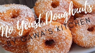 No yeast doughnutsEasy donutssoft and fluffy donutsgawas kitchen [upl. by Elna]