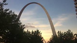 2017 Solar Eclipse from Gateway Arch [upl. by Vokaay]