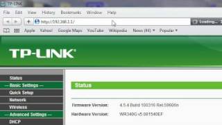 TPLINK TLWR340G overview and wan settings [upl. by Maida615]