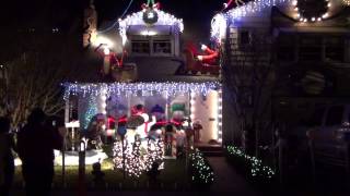 Christmas light show Walnut Ct Santa rosa xmas 13 [upl. by Stelu]