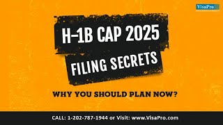 2025 H1B Cap Filing Secrets Why You Should Plan Now [upl. by Iroj595]