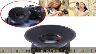 15X Camera Viewfinder DSLR Fixed Focus Eyepiece Magnifier Viewfinder Eyecup Magnifying for Nikon [upl. by Irpak]