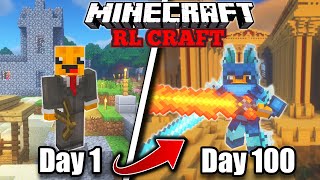 I Survived 100 Days in RL Craft 29 Modded Minecraft [upl. by Bazil]