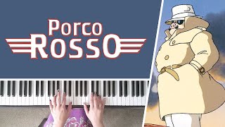 The Bygone Days  Porco Rosso STUDIO GHIBLI  PIANO COVER [upl. by Ahsauqal587]