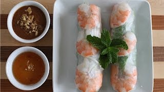 How to make fresh spring rolls [upl. by Nylia]