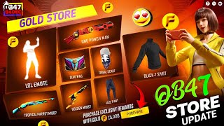 Ob47 New Items in Gold Store🔥🥳 Classic Jazz Pant Return  Lol Emote Return  Free Fire New Event [upl. by Barny465]