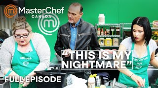 Bikers Burger Nightmare in MasterChef Canada  S04 E05  Full Episode  MasterChef World [upl. by Eneirda]