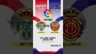 betis vs mallorcalaligaround6footballfyp [upl. by Nosae]