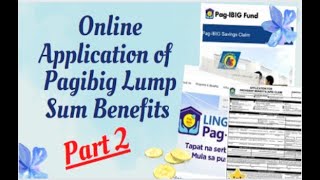 Online Application of Pagibig Lump Sum Benefits 2022 part2  Bryllez Channel [upl. by Nimajaneb]