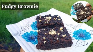 ഫഡ്‌ജി ബ്രൗണിസ്  Fudgy Brownie Recipe  Brownie Recioe In Malayalam  Brownie  Ummees kitchen [upl. by Frymire]