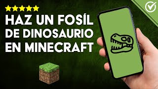 Cómo Hacer un FÓSIL de DINOSAURIO en Minecraft  Añade un Toque Prehistórico a tu Mundo [upl. by Theurich]