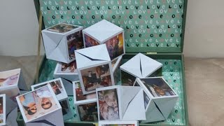 Pop up cubes in a box tutorial Simple method Valentines Specialsurprise cubesjumping cubes diy [upl. by Bebe]