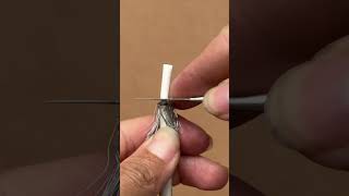 Correct antenna wire connection technique diy construction [upl. by Derfnam]