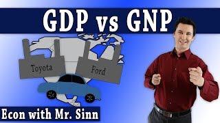 Comparing GDP and GNP Examples included [upl. by Gusta]