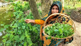 পুকুর পাড়ের তাজা তেলাকুচা শাকের এই রান্নাটি আপনার মুখের স্বাদ বদলে দেবে Telakucha Shak Shrimp Curry [upl. by Bunde929]