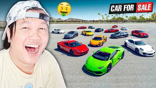 I BOUGHT EVERY SUPER EXPENSIVE CAR POSSIBLE IN CAR FOR SALE 🤑 [upl. by Roane]