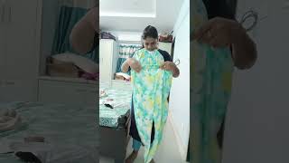 meesho లో night dress order పెడితే size ఇలా వచ్చింది💁 [upl. by Myna]