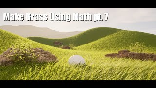 UE5 Procedural Grass Using Bezier Curves pt 7 Optimizations [upl. by Sterner]