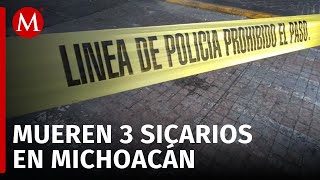 Abaten a tres sicarios tras enfrentamientos en Tierra Caliente Michoacán [upl. by Lillith]