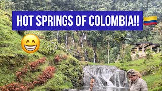 Great date outing location in Colombia The beautiful hot springs and waterfalls of Colombia [upl. by Yrogerg]