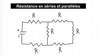 Trouver la résistance équivalente d’un circuit électrique [upl. by Ahsenre]