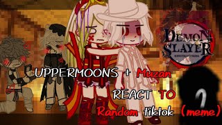 Uppermoons  Muzan react to random tiktok meme Request English  Indo short video [upl. by Ehtiaf452]