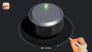 Nomad Sculpt｜Make 3D Dial Process [upl. by Griffis]