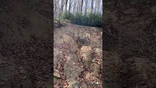 Landslide on Upper Lost Cove trail chiefsholsters helene wncstrong wnc lostcove hiking [upl. by Enenstein227]