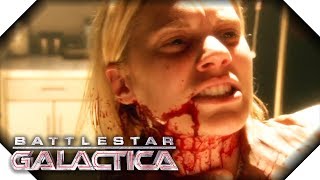 Battlestar Galactica  Starbuck Kills Simon [upl. by Nnaeirrac]