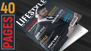 How to Create Magazine Layout Design in InDesign CC [upl. by Aenil836]