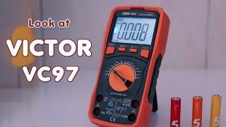 Look at VICTOR VC97 Multimeter [upl. by Elka542]