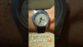 Seiko mod california dial on Seiko NH35 [upl. by Ayrb]