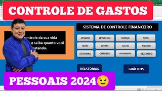 Planilha de controle financeiro Pessoal no Excel  como fazer [upl. by Haida]