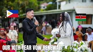 Our Full Wedding Vow Renewal Ceremony PhilippinesMy Arranged Marriage 10 years later Africa amp Asia [upl. by Allbee459]