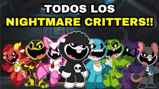 TODOS LOS NIGHTMARE CRITTERS EXPLICADOS 😱💀 │Poppy Playtime Capitulo 4 [upl. by Naziaf]