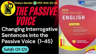 DİM YENİ TEST TOPLUSU 2023 İNGİLİS DİLİ  THE PASSIVE VOICE  Changing Interrogative Sentences 145 [upl. by Pasco]