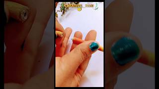 pencil ✏️ earrings design handmade makingvideos viralvidieo hindisong diy youtubeshorts [upl. by Naara]