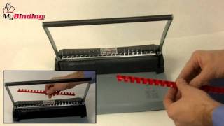 GBC CombBind C75 Comb Binding Machine Demo Video [upl. by Duky]